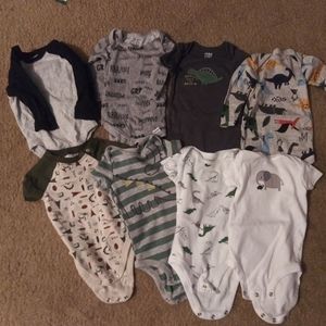 Baby boy onesies shirts